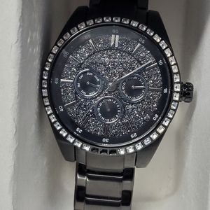 Fossil Watch, Black with glitter